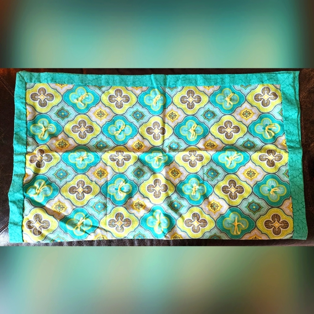 Hand sewn tack and pull style baby blanket